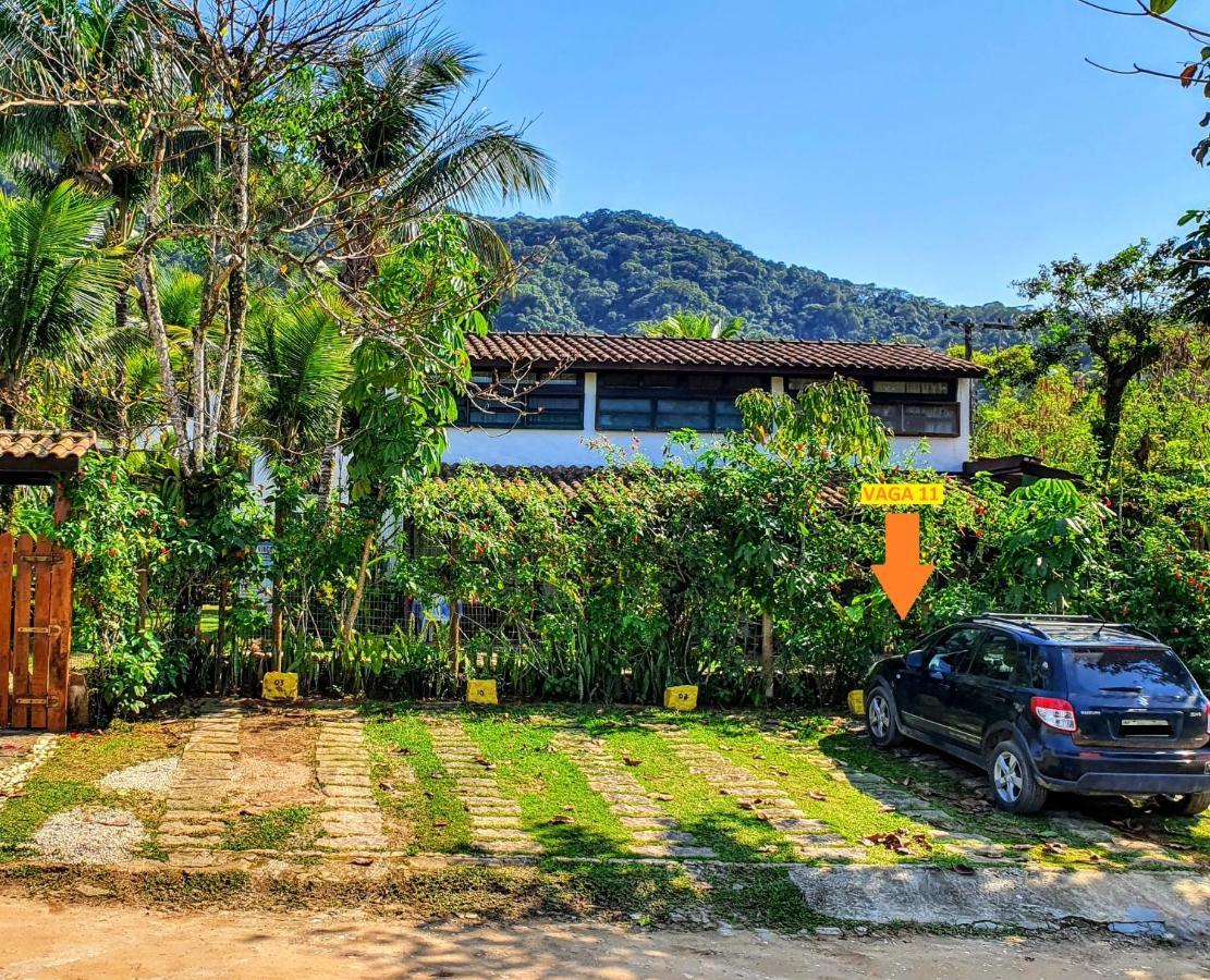 Chale Rustico E Charmoso Na Praia Para Casal! Appartement Ubatuba Buitenkant foto