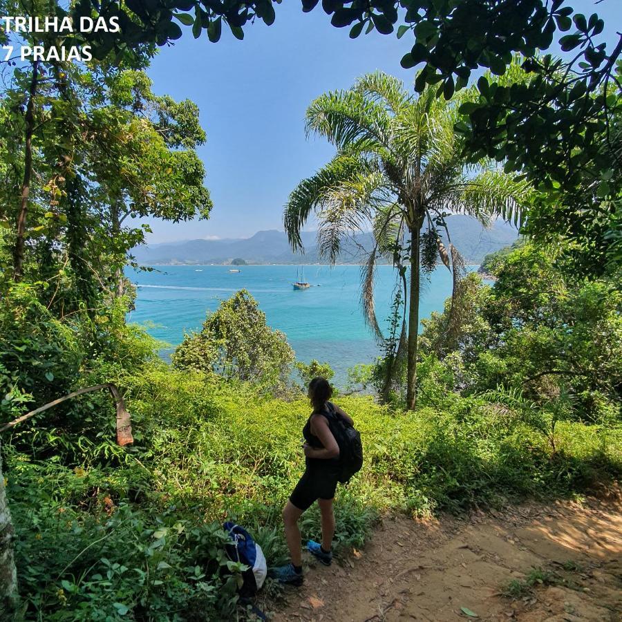 Chale Rustico E Charmoso Na Praia Para Casal! Appartement Ubatuba Buitenkant foto