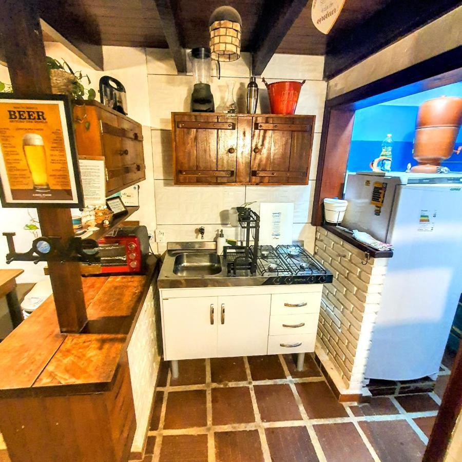 Chale Rustico E Charmoso Na Praia Para Casal! Appartement Ubatuba Buitenkant foto